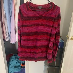 Eddie Bauer stripped sweater, women’s large